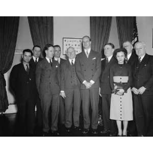   Assn. of Post Masters with James Roosevelt, Jan. 1938