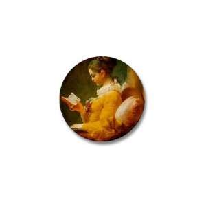  Jean Honore Fragonard Art Mini Button by CafePress: Patio 