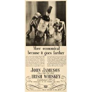  1935 Ad John Jameson Irish Whiskey Bottle W. A. Taylor 