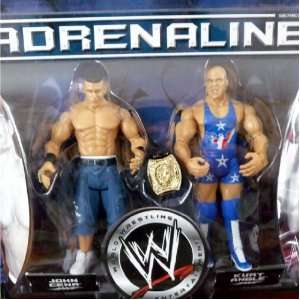 JOHN CENA and KURT ANGLE   WWE Wrestling Adrenaline Series 17 Figures 