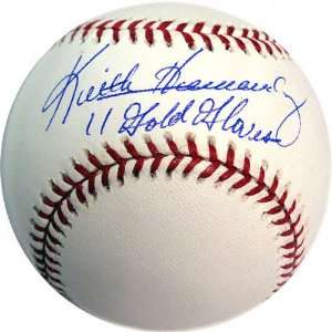 Keith Hernandez Autographed MLB Baseball with Gold Glove Inscription