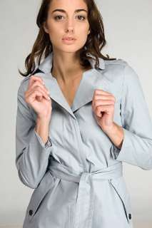 star Correct Line Grey Trench Coat for women  