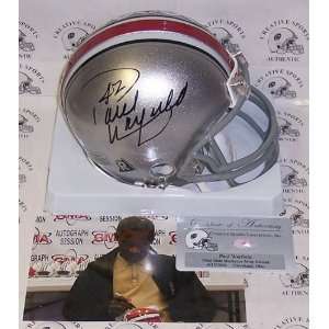 Paul Warfield   Riddell   Autographed Mini Helmet   Ohio State 