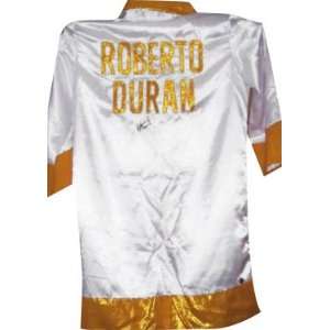 Roberto Duran Autographed Boxing Robe
