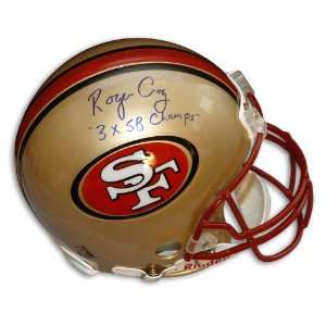 Roger Craig Autographed Helmet   with 3X SB Champs Inscription
