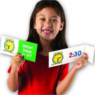 NEW Fold Up Flash Cards Time & Money Grades 1 3  