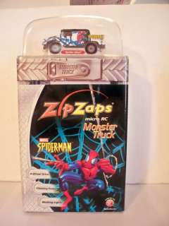 ZIP ZAPS SPIDERMAN MONSTER TRUCK 49 MHZ NEW IN BOX L@@K @ PICS ZIPZAPS 