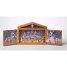 Fontanini 25 Piece Nativity Advent Calendar Set With Wooden Stable