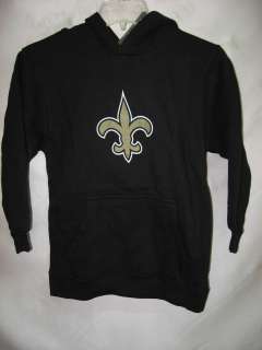 New Orleans Saints Black NFL Youth Pullover Hoodie Hoody X Large 