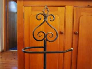 Handmade Iron French Style Toilet Roll Holder Stand A  