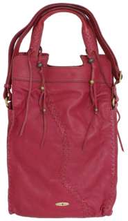   Brand Magenta Abbey Road Foldover Laced Fringe Handbag Bag New  