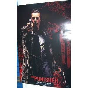   Thomas Jane As Frank Castle on Front of Poster One Sided Only Poster
