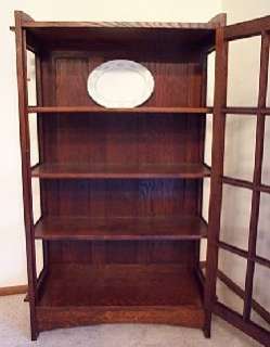 Mission Furniture China Cabinet Bookcase sewing quilt  