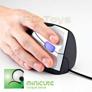   Wrist Pain Free USB2.0 Vertical Mouse for PC / MAC (Right Hand Model