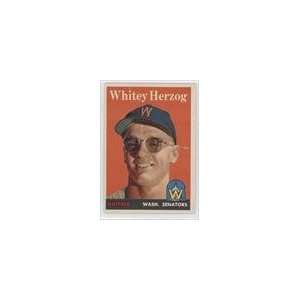  1958 Topps #438   Whitey Herzog Sports Collectibles
