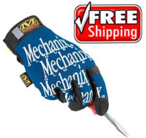 BLUE NEW Authenic Mechanix Wear Original Gloves BLUE/XL  