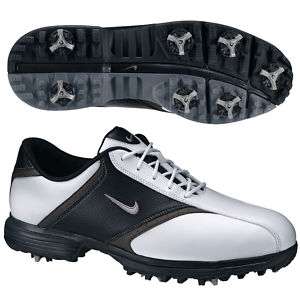 Nike Heritage Golf Shoes WH/BK/Mtlc Silver  Select Size  