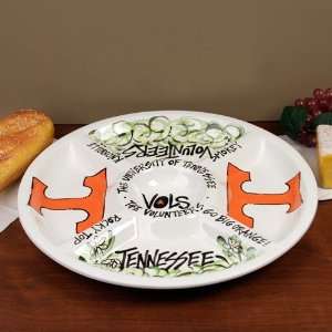  Tennessee Volunteers Ceramic Veggie Tray Sports 
