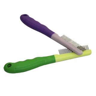 Purple Grooming Flat Pet DOG CAT Hair Trimmer COMB NEW  