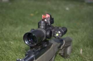 6x42 P4 Sniper Rifle scope RED Dot GREEN LASER Combo  