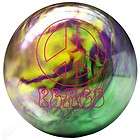 New 11 lb Brunswick Polyester Peace Sign Ty Dye Polish Bowling Ball