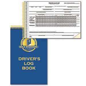   Gold Standard Drivers Daily Log Book RED6L689