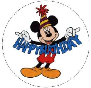 MICKEY MOUSE HAPPY BIRTHDAY~ 1 Sticker / Seal Labels  