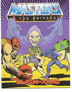 He Man MotU figure mini comic book 1983 Clash of Arms  
