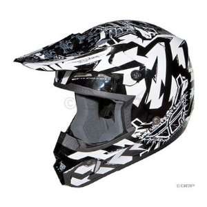  Fly Kinetic Electric Helmet, Black/White, Small Sports 