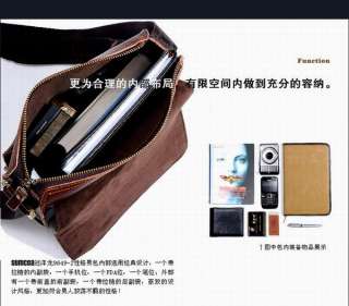 Brown Genuine Leather Men’s Shoulder Messenger Briefcases Bag 9649 