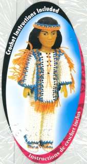 Indian Chief, bead kit & crochet pattern, Fibre Craft  