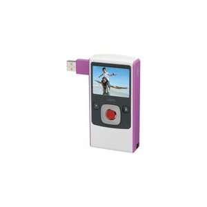   Flip Video U1120PH Digital Camcorder   2 LCD   CMOS   Pink Camera