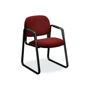  as 1 EA   Sled base guest chair with arms features a cushion design 