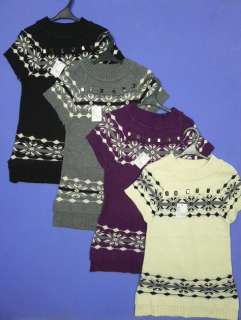 Girls Winter Knitted Gem Embellished Jumper Dress 3 12 yrs NEW  