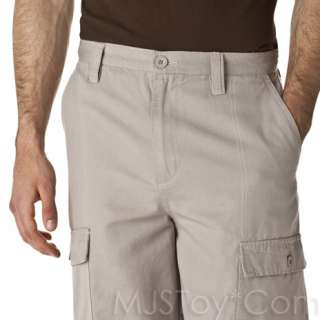 NWT Merona Mens Relaxed Fit CARGO Short Pants Khaki  