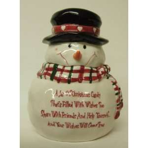  Snowman Candy Jar Bella Casa By Ganz