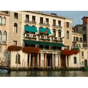  Buildings along Grand Canal, Venice, Italy Stretched 
