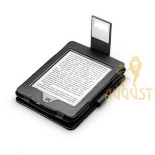 KINDLE TOUCH BLACK GENUINE LEATHER COVER CASE WITH COMPACT READING 