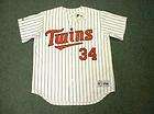 Kirby Puckett #34 Minnesota Twins 1984 Home White Throwback Jersey XL 