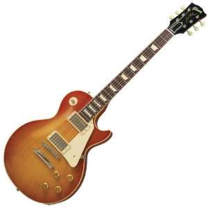  Gibson 1958 Les Paul Plain Top VOS Electric Guitar, Washed 