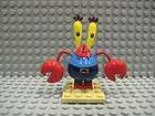 Custom LEGO Spongebob Mr. Krabs Minifig Minifigure Display