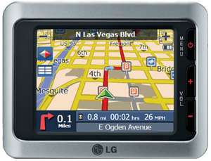 Portable Navigation Systems   LG LN730 3.5 Inch Portable GPS Navigator