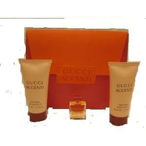 Gucci Accenti Mini Set for Women (0.17 Miniature+ 1.7 Body Lotion+ 1.7 