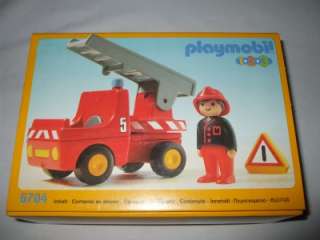Playmobil 1.2.3 Set 6704 Fire Engine Playset MISB 1996 4008789067043 