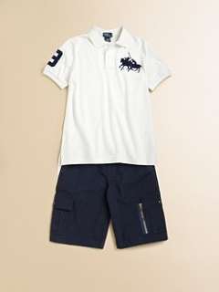 ralph lauren boy s ripstop beach shorts $ 59 50 boy s polo shirt $ 45 