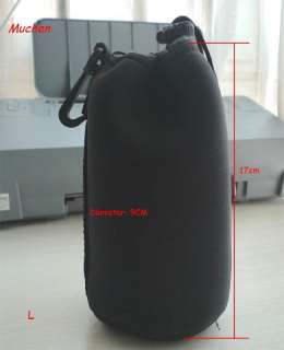 Waterproof Soft Neoprene Camera Lens Pouch Case Bag L  