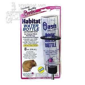  Oasis Habitat 8 oz Water Bottle with Vacuum Valve Pet 