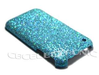 New light blue Bling Hard Case Cover Skin for iphone 3G 3GS