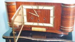 Very nice original French art deco Vedette mantle clock.