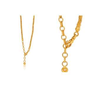  Gurhan 24kt Yellow Gold Barrel Necklace: Gurhan Jewelry 